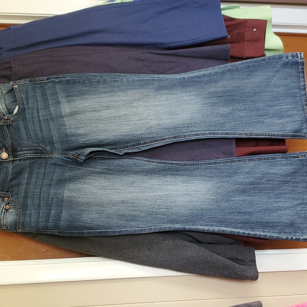 Maurices jeans wide leg size 12 short